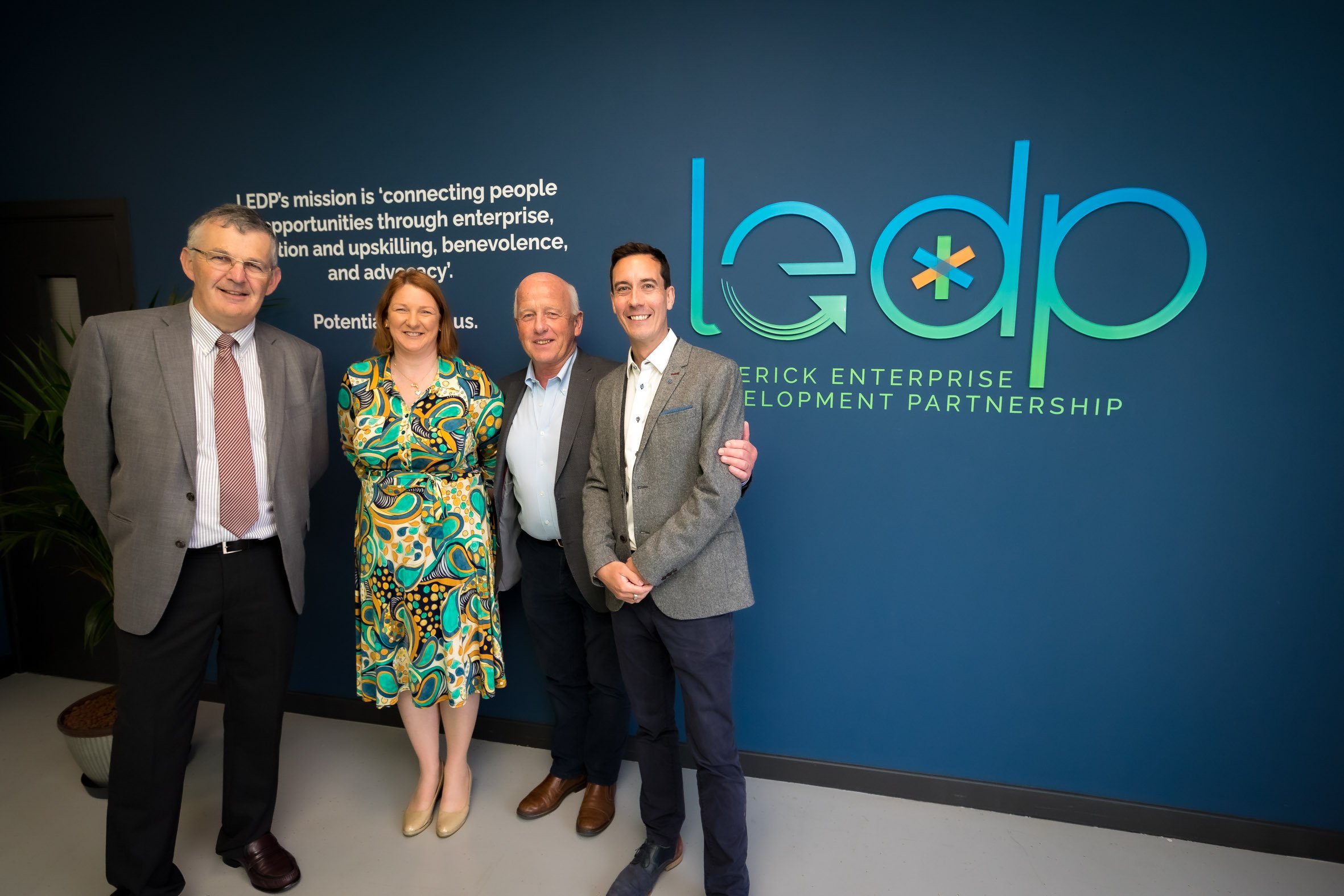 19-05-2022 LEDP, Spark Hub opening by Minister for Further and Higher Education, Simon Harris pictured with Niall O'Callaghan, Chief Executive at Limerick Enterprise Development Partnership (LEDP).   Picture: Keith Wiseman