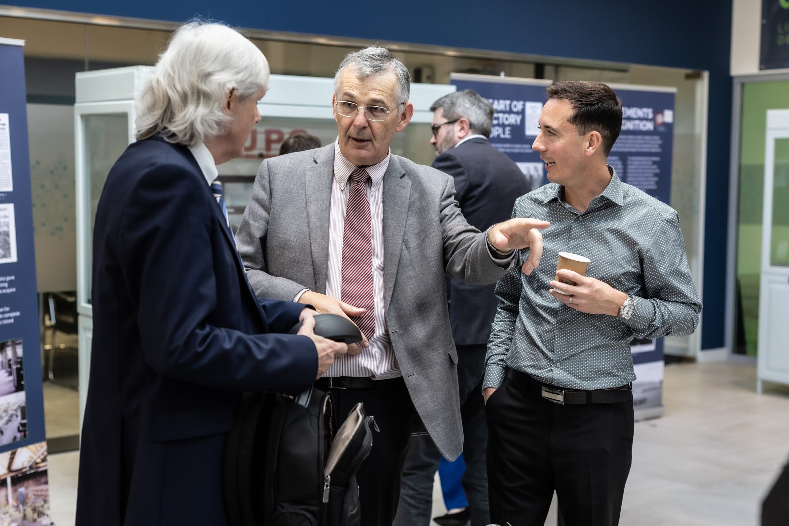 10-10-2024 IMAGE REPRO FREE. Exhibition Honouring Krups Legacy Opens at Limerick Enterprise Development Partnership’s (LEDP)   Roxboro, Limerick celebrating its 25th anniversary. Exploring Artefacts and Stories from Limerick's Most Famous Employer Officially opened by Councillor Dan Sweeney, Príomh Chomhairleoir, in the presence of His Excellency, the German Ambassador-Designate to Ireland, Mr David
Gill, Curated by Limerick Museum, Dr Matthew Potter and Sharon Slater in collaboration with UL’s Centre for Irish-German Studies, hosted by Niall O’Callaghan, Chief Executive of LEDP and John Gilmartin, LEDP Director.  Picture: Keith Wiseman