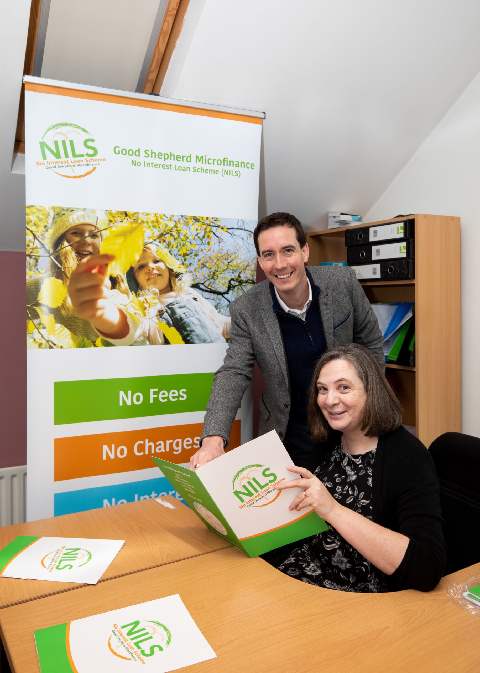 LEDP Nils 006 15.02.2022
Niall O’Callaghan, CEO, Limerick Enterprise Development Partnership with Margaret Lynch, Good Shepherd Microfinance. Picture: Alan Place